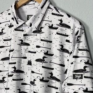 Waggle Men's Loon Lake Golf Polo Shirt